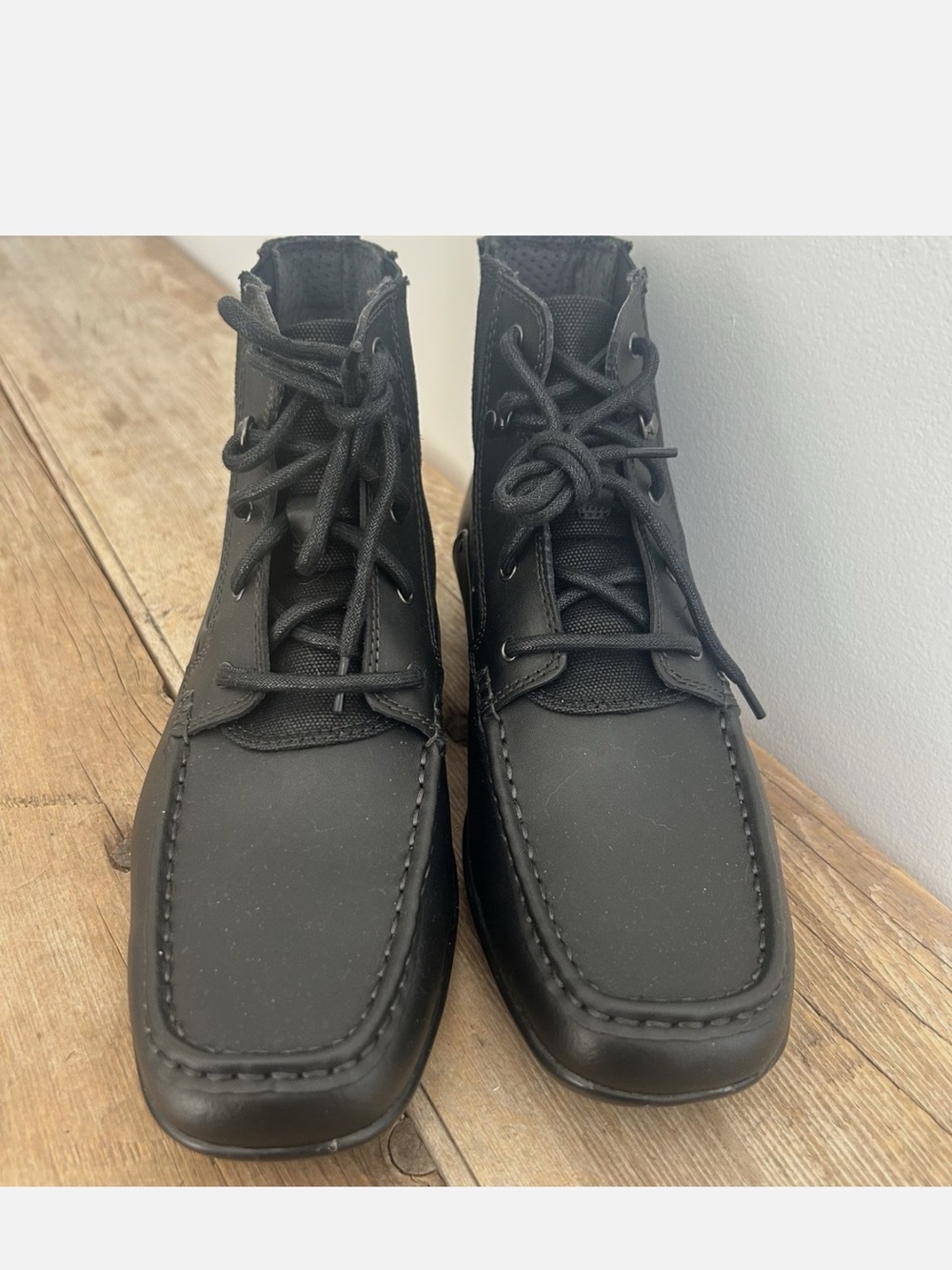 Calvin Klein Men's Black Chukka Lace-Up Boots SZ 12